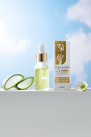 Serum Face Đông Trùng Hạ Thảo Collagen X3 Mỹ Phẩm Đông Anh Chính Hãng 15ml Serum Dưỡng Ẩm Giảm Mụn Làm Trắng Da