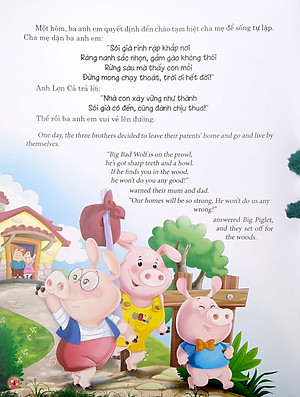 Ba Chú Lợn Con - Truyện Song Ngữ Anh - Việt