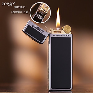 Vỏ Hột Quẹt Bật Lửa Xăng Đá Zorro Z735 Siêu Mỏng - Nhiều Màu(KHÔNG SẴN XĂNG)