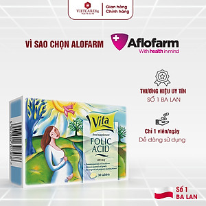 [Mua 2 tặng 1] Viên Uống Bà Bầu Folic Acid 400mcg Tablets | Giúp Bổ Sung Folic Acid - Nhập Khẩu Chính Hãng