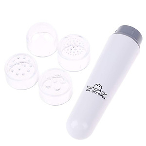 Máy massage mặt cầm tay 4 đầu trắng giúp giảm mệt mỏi làm đẹp da giảm thâm mắt (chọn phân loại) (Hàng Chính Hãng)