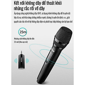 Mic không dây TS-K201 Takstar [Hàng chính hãng] - Micro Karaoke - sân khấu không dây đa năng Takstar 
