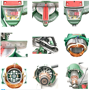 MÁY CẮT NHÔM DEKTON  305  2200W XOAY GÓC ĐIỆN TỬ HÀNG CHÍNH HÃNG