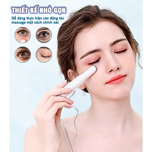 Bút Massage Mắt, Máy Mát Xa Môi Nhiệt Nóng Nikio NK-115 - Giảm Nếp Nhăn Và Thâm Quầng Mắt, Mỏi Mắt Hiệu Quả