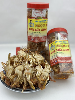 Đặc sản Phan Thiết - Ghẹ Sữa Rim Gói (Hộp) 100 Gram Đã Chế Biến Ăn Liền Ngon Ơi Là Ngon Của. Hạn Sử Dụng 12 Tháng Kể Từ Ngày Đặt Hàng - OCOP 4 Sao