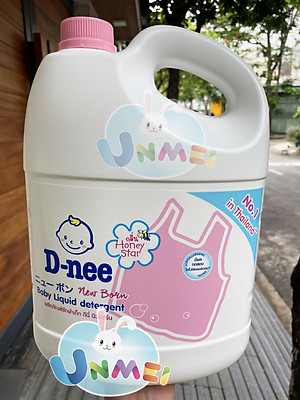 Nước Giặt Quần Áo Cho Bé D-nee - Chai 3000ml (Hồng)