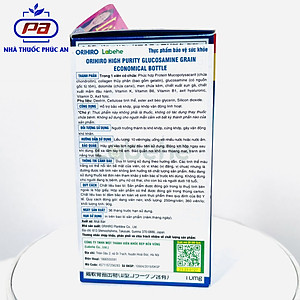 Viên bổ xương khớp Glucosamine ORIHIRO Nhật Bản 1500mg 360 viên