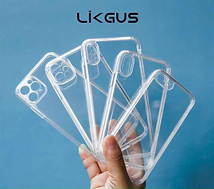 Ốp lưng trong suốt bảo vệ camera chống sốc chống ố dành cho iPhone X/Xs, Xs Max, 11, 11 Pro, 11 Pro Max, 12/12 Pro. 12 Pro Max, 13, 13 Pro, 13 Pro Max hiệu Likgus - Hàng nhập khẩu