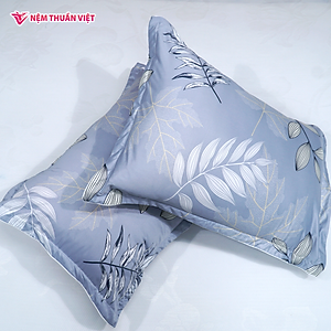 Vỏ Áo gối nằm Thuần Việt - Lụa Tencel Thoáng Mát, Thấm Hút Mồ Hôi Tốt - Họa Tiết Hoa Văn - Đa Dạng Họa Tiết