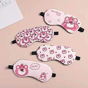 Tấm Che Bịt Mắt Có Túi Gel Làm Mát Giảm Căng Thẳng Hình Gấu Đáng Yêu GROFA - Giao ngẫu nhiên