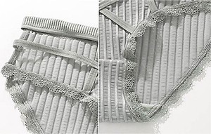  Quần lót nữ dây chéo vân nổi khiêu gợi