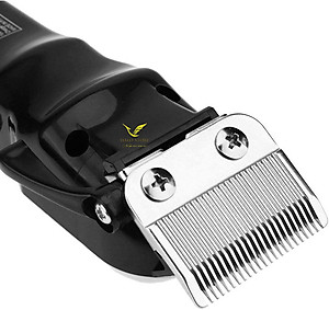 Tông Đơ Cắt Tóc KEMEI 809C Loại Có Dây, Công Suất 12W TẶNG Bộ Kéo + Áo Choàng,Lưỡi Cắt Titatium, Động Cơ Hạn Chế Tiếng Ồn - Máy Hớt Tóc Đa Năng - Hàng Chính Hãng