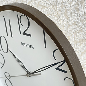 Đồng hồ Rhythm CMG623NR06- Kt 25.5 x 3.5cm, 470g, Vỏ nhựa. Dùng Pin.