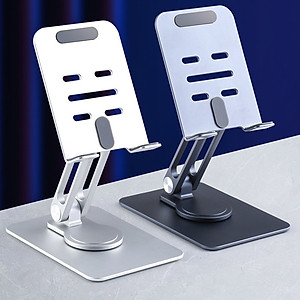 Giá Đỡ Ipad Hợp Kim Nhôm Để Bàn Xoay 360 Độ Cho Điện Thoại, Máy Tính Bảng L01 - Hàng chính hãng