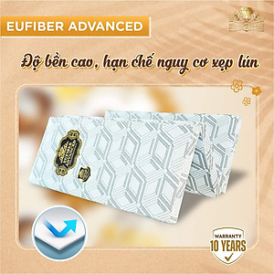 Nệm Cao Su Bông Kim Cương Eufiber Advanced