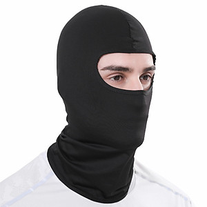 Khăn trùm kín mặt chống nắng, chống tia UV khi đi xe dành cho cả nam và nữ Rimix Khăn trùm đầu Ninja Fullface đi phượt (Màu đen) KHẨU TRANG TRÙM KIỂU NINJA