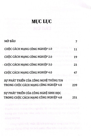 Về Bốn Cuộc Cách Mạng Công Nghiệp