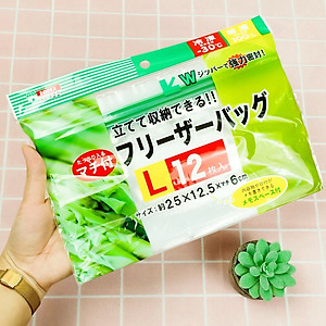 Set túi Zip bảo quản thực phẩm - Nội địa Nhật Bản