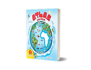 Sách Atlas Cho Trẻ Em - Hơn 100 Sticker Và Bản Đồ Địa Hình Siêu Lớn
