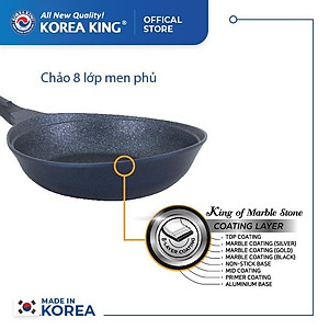 Chảo cạn Colormic Korea King KFP-20CI (size 20cm) - Hàng chính hãng