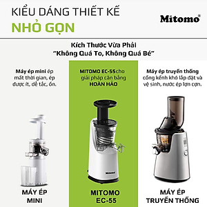 Máy Ép chậm Mitomo EC-55, máy ép trái cây hàng chính hãng