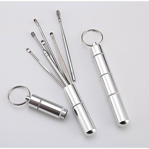 Bộ dụng cụ lấy ráy tai cho Bé, bộ ngoáy tai 20 món tich hợp đèn soi cho cảm giác dễ chịu HBH
