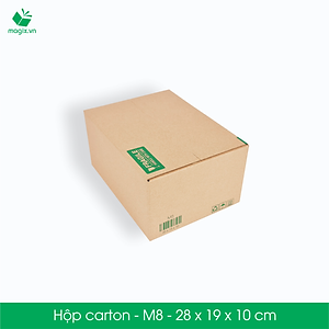 M8 - 28x19x10 cm - 20 Thùng hộp carton