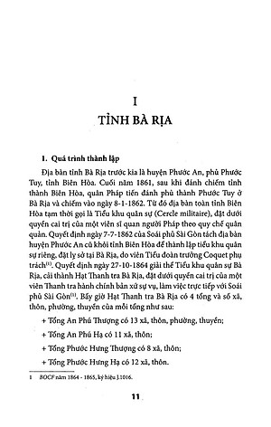 Sách Địa Chí Hành Chính Các Tỉnh Nam Kỳ Thời Pháp Thuộc (1859 - 1954)