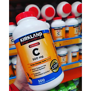Vitamin C Kirkland Signature Mỹ Tăng cường sức đề kháng, Sáng da, làm chậm quá trình lão hóa, nhanh lành vết thương (bệnh) - QuaTangMe Extaste