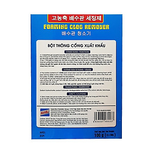 Combo 2 Hộp Bột thông cống Hando 100g Xuất khẩu