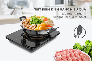 Bếp Từ Đơn Sunhouse SHD6803 (2000W) - Kèm Nồi Lẩu - Hàng Chính Hãng