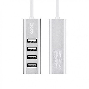 Bộ Hub Chia Cổng USB Hoco HB1 - Chia 1 Thành 4 Cổng USB Cho Macbook, Dell, Máy Tính Window, Linux,... Hàng Chính Hãng
