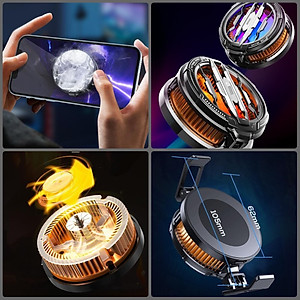 Tản nhiệt sò lạnh Led TL05 Gaming siêu mát cho điện thoại hàng nhập khẩu