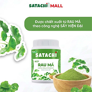 Bột Rau Má Nguyên Chất SATACHI – 100% rau má tươi, không đường – Hộp 68g & 218g
