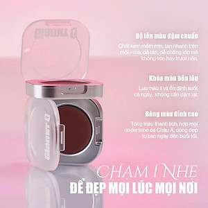 [MỚI] Má Hồng Kem Đa Năng 3-in-1 Trang Điểm Má Mắt Môi Mịn Lì Dễ Tán Bền Màu Glamrr Q Mellow Touch Lip Cheek Pot (1.8g) màu 04