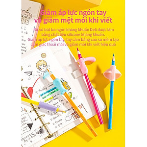 Dụng cụ hỗ trợ cầm nắm bút cho học sinh Deli - 4 chiếc - 69358 / 69357