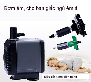 Máy bơm nước Atman AT 306S 27W 2000L/Hr cho hồ cá cảnh mini siêu bền, Bảo hành uy tín