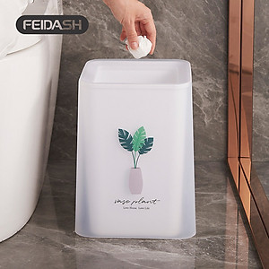 Thùng Rác Nhựa 2 Lớp Rời Phong Cách Châu Âu - Thiết kế sang trọng FEIDASH TG3562 (8L) / TG3572 (11L)