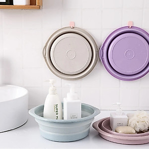 Thau, Chậu Nhựa Gấp Gọn Đa Năng Dùng Trong Bệnh Viện , Trường Học , Công Sở - Hàng chính hãng (Giao màu ngẫu nhiên)