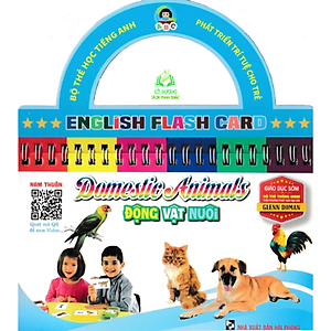 Sách - combo bộ thẻ học tiếng anh - phát triển trí tuệ cho trẻ (bộ 6 cuốn)