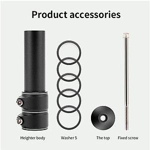 Bộ Nối Tăng Chiều Cao Ghi Đông Xe Đạp Kiotool hợp kim nhôm dễ lắp đặt