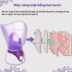 Máy Xông Tinh Dầu Mặt Mũi Họng Mini Hàng Chính Hãng MINIIN - Xông Hơi Thảo Dược Hoa Quả Tại Nhà - An Toàn Hiệu Quả 