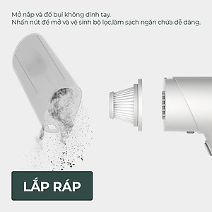 Máy Hút Bụi Ô Tô Cầm Tay Không Dây Mini LEKIMA LCW-5000, Hút Bụi Ô Tô Sofa Giường Nệm Dùng Cho Gia Đình - Hàng Nhập Khẩu