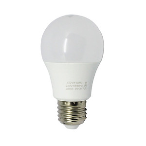 01 cái bóng đèn Led dạng bulb đuôi tròn E27, 5W, 220VAC - Kín nước - Ánh sáng Vàng