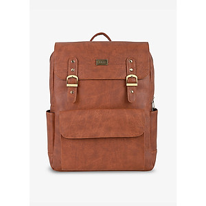 Balo da nam nữ công sở khóa gài thanh lịch UBP2 - 5021, ba lô đựng laptop 15 inch