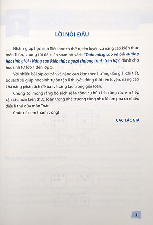 Toán Nâng Cao Và Bồi Dưỡng Học Sinh Giỏi Lớp 1 (Nâng Cao Kiến Thức Ngoài Chương Trình Lên Lớp)