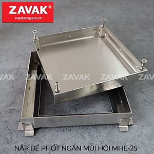 Nắp bể phốt ngăn mùi inox Zavak MHe25
