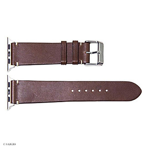 Dây Đeo Apple Watch 49mm 46mm 45mm 44mm 42mm, Chất Liệu Da Bò Cao Cấp, Phong Cách Vintage Hoài Cổ, Tương Thích Các Phiên Bản Series Ultra2/Ultra/SE2/SE/10/9/8/7/6/5/4/3/2/1