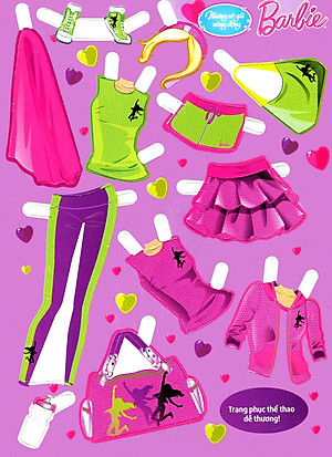 Sách Barbie Thiết Kế Thời Trang - Những Cô Gái Năng Động