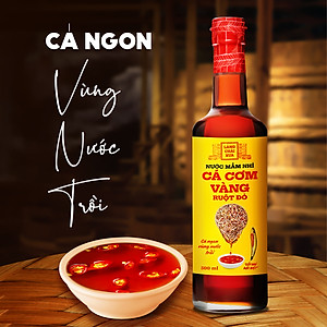 [KF] Nước mắm nhỉ cá cơm ruột đỏ Làng Chài Xưa 500ml/chai cá vàng ngon vùng nước trồi 300 năm truyền thống chai thủy tinh